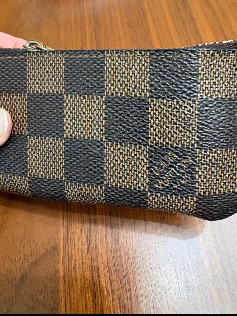 Louis Vuitton Brown and Dark Brown Damier Key & Card Holder